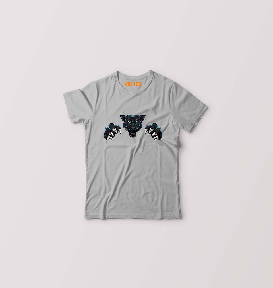 Black Panther Kids T-Shirt for Boy/Girl-Grey-Ektarfa.online