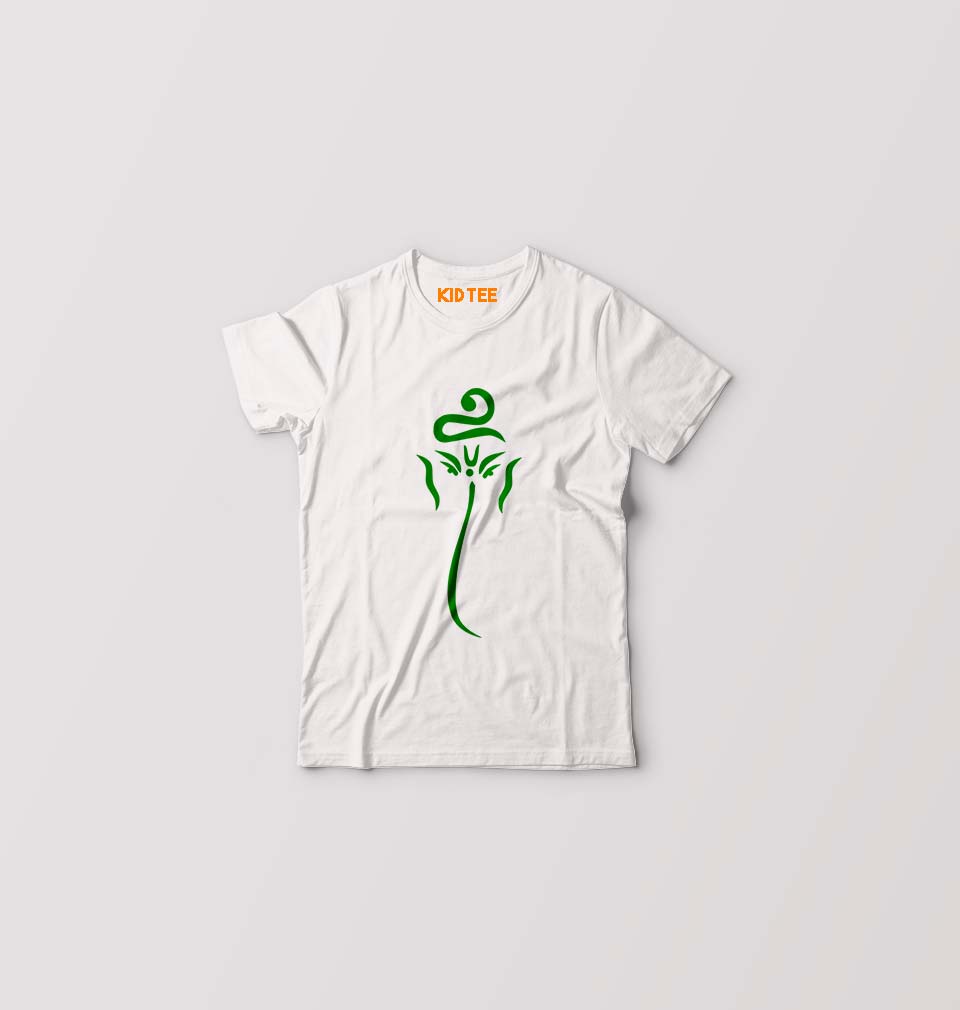 Ganesh JI Kids T-Shirt for Boy/Girl-White-Ektarfa.online
