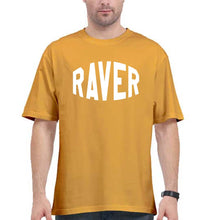 Load image into Gallery viewer, Raver Oversized T-Shirt for Men-Golden Yellow-Ektarfa.online
