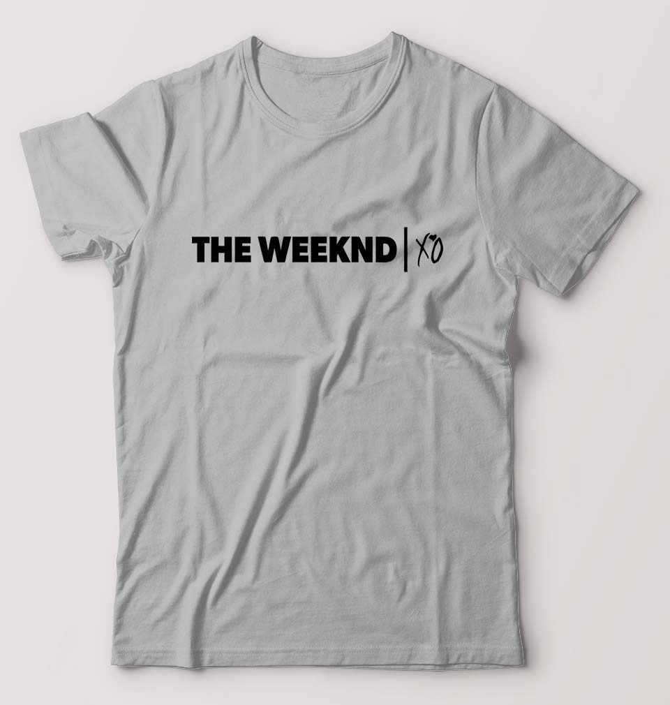 The Weeknd T-Shirt for Men-Grey Melange-Ektarfa.online