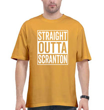 Load image into Gallery viewer, Straight Outta Scranton Oversized T-Shirt for Men-Golden Yellow-Ektarfa.online
