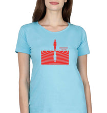 Load image into Gallery viewer, Stranger Things T-Shirt for Women-Light Blue-Ektarfa.online
