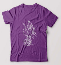 Load image into Gallery viewer, Mahakal Mahadev Bholenath Shiva Shivji T-Shirt for Men-Purple-Ektarfa.online
