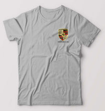 Load image into Gallery viewer, Porsche Pocket Logo T-Shirt for Men-Grey Melange-Ektarfa.online
