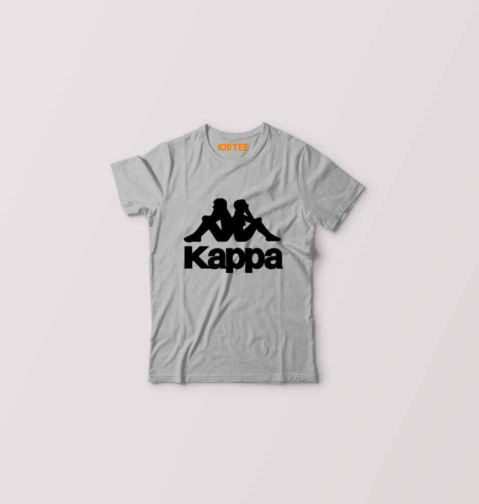 Kappa Kids T-Shirt for Boy/Girl-Grey-Ektarfa.online