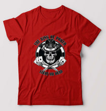 Load image into Gallery viewer, Poker T-Shirt for Men-Red-Ektarfa.online

