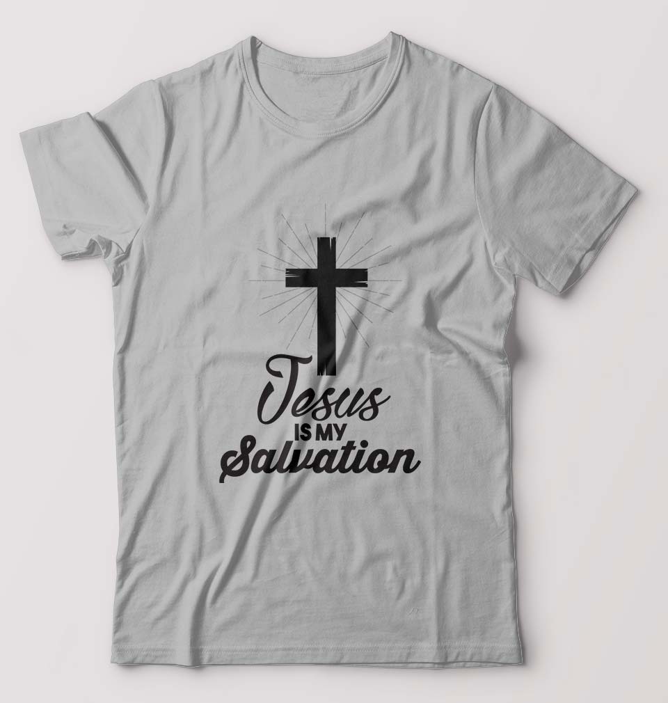 Jesus T-Shirt for Men-Grey Melange-Ektarfa.online