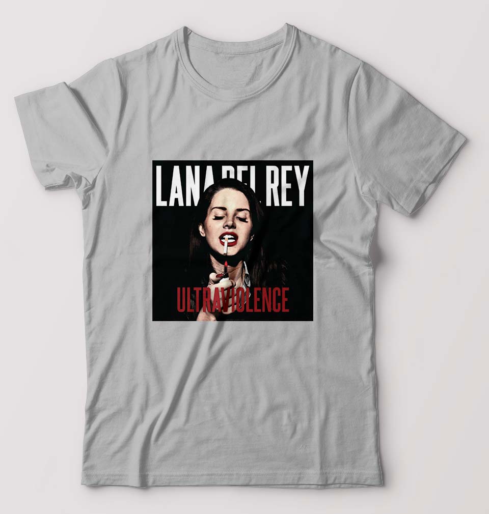 Lana Del Rey T-Shirt for Men-Grey Melange-Ektarfa.online
