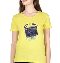 Load image into Gallery viewer, Old School T-Shirt for Women-Yellow-Ektarfa.online
