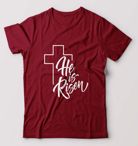 Christian T-Shirt for Men-Maroon-Ektarfa.online