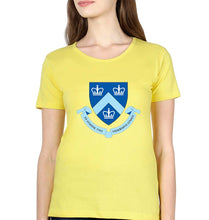 Load image into Gallery viewer, Columbia University T-Shirt for Women-Yellow-Ektarfa.online
