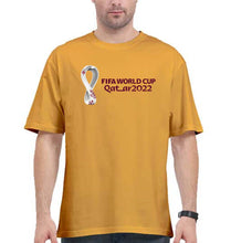 Load image into Gallery viewer, FIFA World Cup Qatar 2022 Oversized T-Shirt for Men-Golden Yellow-Ektarfa.online
