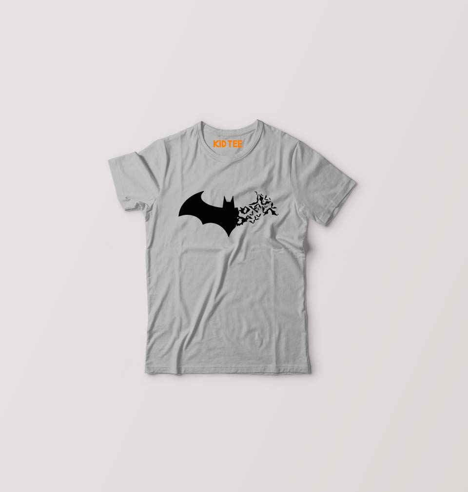 Batman Men Kids T-Shirt for Boy/Girl-Grey-Ektarfa.online