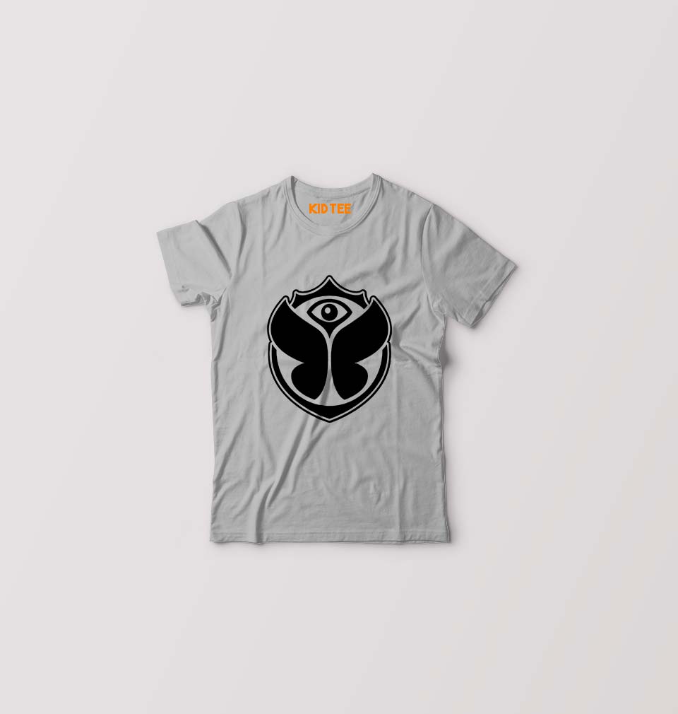Tomorrowland Kids T-Shirt for Boy/Girl-Grey-Ektarfa.online
