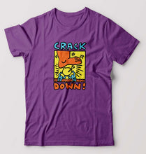 Load image into Gallery viewer, Keith Haring T-Shirt for Men-Purple-Ektarfa.online
