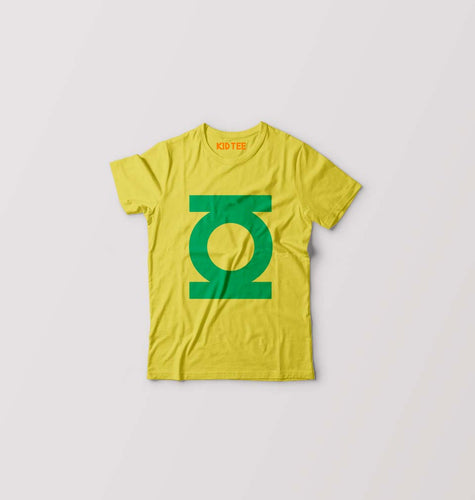 Green Lantern Kids T-Shirt for Boy/Girl-Yellow-Ektarfa.online