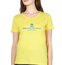 Load image into Gallery viewer, TCS T-Shirt for Women-Yellow-Ektarfa.online
