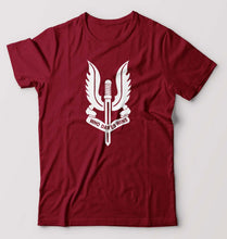 Load image into Gallery viewer, Who Dares Wins Balidaan Army T-Shirt for Men-Maroon-Ektarfa.online
