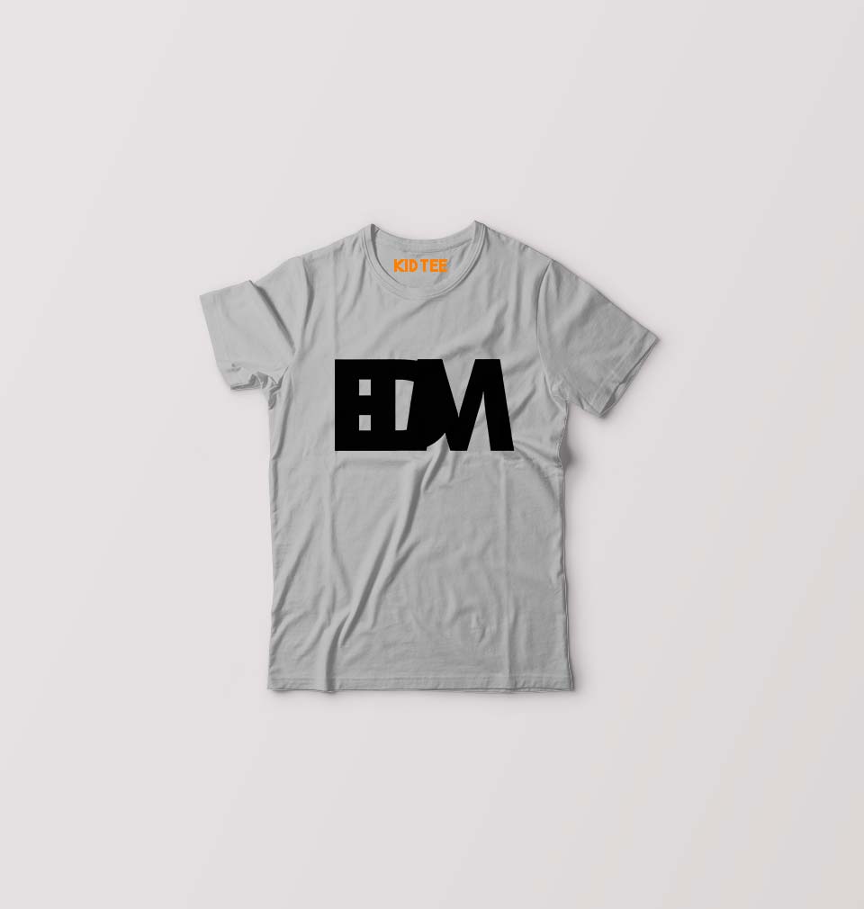 EDM Kids T-Shirt for Boy/Girl-Grey-Ektarfa.online