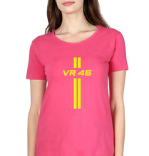 Load image into Gallery viewer, Valentino Rossi(VR 46) T-Shirt for Women-Pink-Ektarfa.online
