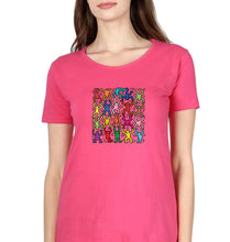 Load image into Gallery viewer, Keith Haring Funny T-Shirt for Women-Pink-Ektarfa.online
