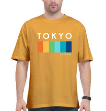 Load image into Gallery viewer, Tokyo Japan Oversized T-Shirt for Men-Golden Yellow-Ektarfa.online
