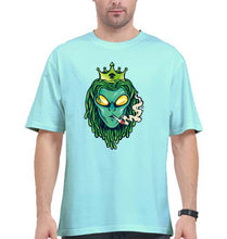 Load image into Gallery viewer, Weed Monster Oversized T-Shirt for Men-Mint-Ektarfa.online
