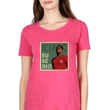 Load image into Gallery viewer, Eusébio T-Shirt for Women-Pink-Ektarfa.online

