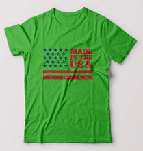 Load image into Gallery viewer, USA America T-Shirt for Men-flag green-Ektarfa.online

