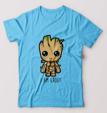Load image into Gallery viewer, Groot T-Shirt for Men-Light Blue-Ektarfa.online
