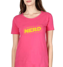 Load image into Gallery viewer, Nerd T-Shirt for Women-Pink-Ektarfa.online
