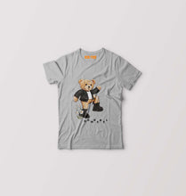 Load image into Gallery viewer, Domrebel Taddy Kids T-Shirt for Boy/Girl-Grey-Ektarfa.online

