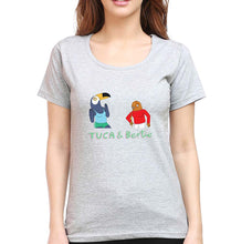 Load image into Gallery viewer, Tuca &amp; Bertie T-Shirt for Women-Grey Melange-Ektarfa.online
