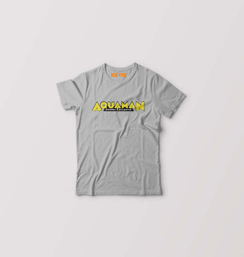 Aqua Man Kids T-Shirt for Boy/Girl-Grey-Ektarfa.online
