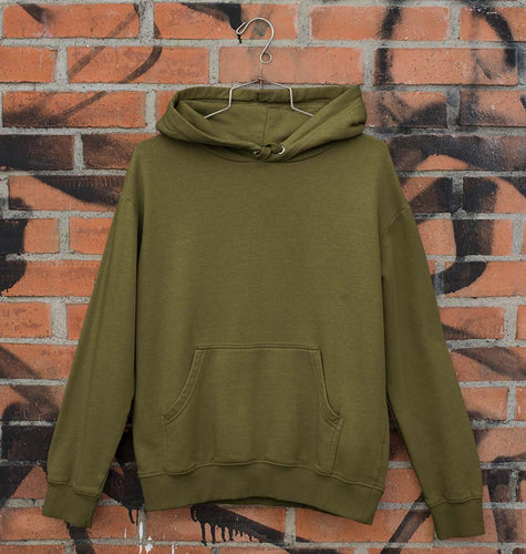 Plain Olive Green Unisex Hoodie For Men/Women-Ektarfa.co.in