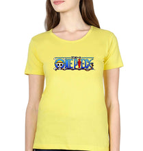 Load image into Gallery viewer, One Piece T-Shirt for Women-Mustard Yellow-Ektarfa.online
