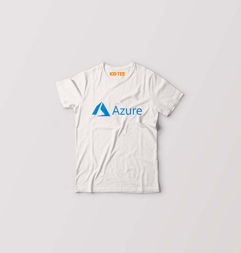 Azure Kids T-Shirt for Boy/Girl-White-Ektarfa.online