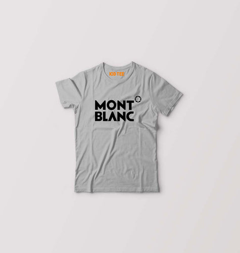 Mont Blanc Kids T-Shirt for Boy/Girl-Grey-Ektarfa.online