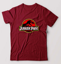 Load image into Gallery viewer, Jurassic Park T-Shirt for Men-Maroon-Ektarfa.online
