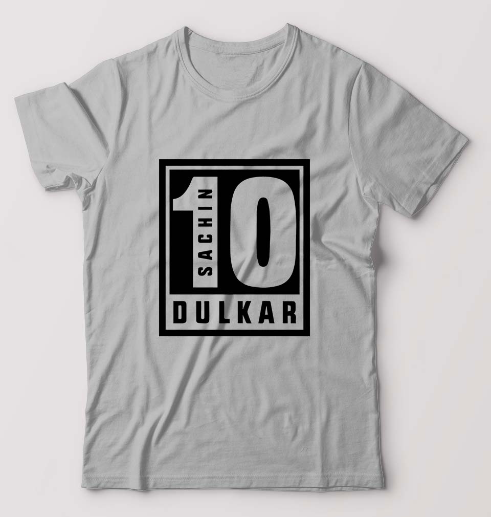 Sachin Tendulkar T-Shirt for Men-Grey Melange-Ektarfa.online