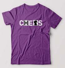 Load image into Gallery viewer, Chess T-Shirt for Men-Purple-Ektarfa.online
