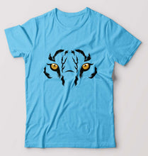 Load image into Gallery viewer, Tiger Eyes T-Shirt for Men-Light Blue-Ektarfa.online
