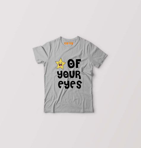 Star Of Your Eye Kids T-Shirt for Boy/Girl-Grey-Ektarfa.online