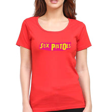 Load image into Gallery viewer, Sex Pistols T-Shirt for Women-Red-Ektarfa.online
