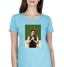 Load image into Gallery viewer, Ronnie O&#39;Sullivan Snooker T-Shirt for Women-Light Blue-Ektarfa.online
