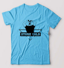 Load image into Gallery viewer, Stone Cold Steve Austin (WWE) T-Shirt for Men-Light Blue-Ektarfa.online
