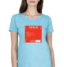 Load image into Gallery viewer, Aly &amp; AJ T-Shirt for Women-Sky Blue-Ektarfa.online
