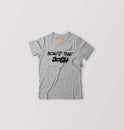 How's The Josh Kids T-Shirt for Boy/Girl-Grey-Ektarfa.online