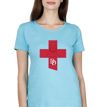 Load image into Gallery viewer, Daredevil T-Shirt for Women-Sky Blue-Ektarfa.online
