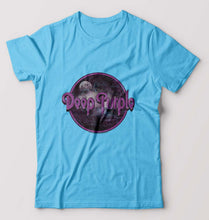 Load image into Gallery viewer, Deep Purple T-Shirt for Men-Light Blue-Ektarfa.online
